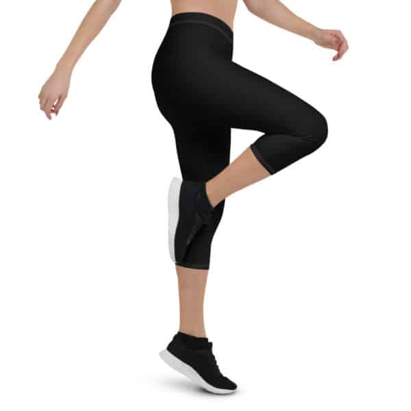 katzensofa Capri Leggings «Crazy Catlady Tabby» black - Image 4