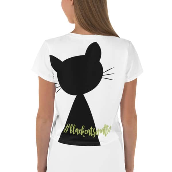 BlackCatsMatter Crop-T-Shirt PEGGY - Image 2