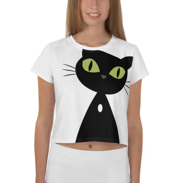 BlackCatsMatter Crop-T-Shirt PEGGY