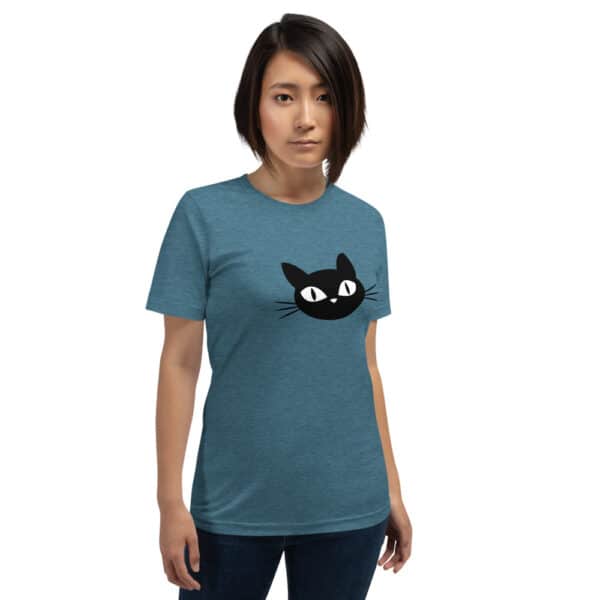 katzensofa T-Shirt «BlackCat» unisex - Image 2
