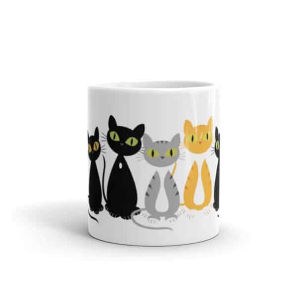 katzensofa Tasse «Streetcats» weiss - Image 3