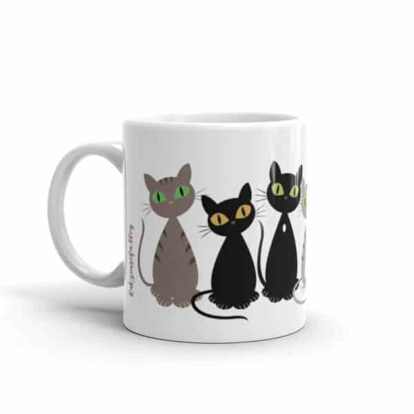 katzensofa Tasse «Streetcats» weiss - Image 2