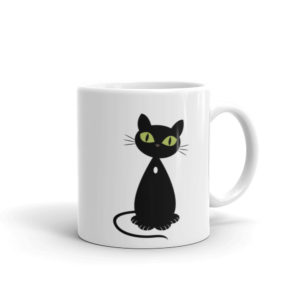 katzensofa Tasse «Peggy» weiss