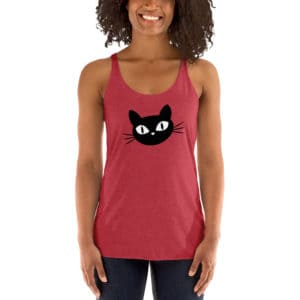 katzensofa Racerback Tank-Top «BlackCat» (Ladies)